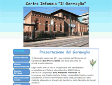 Tablet Screenshot of ilgermoglio.parrocchiacarpenedo.it